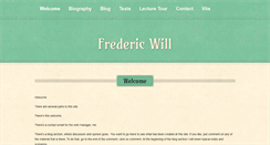 Desktop Screenshot of fredericwill.com